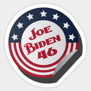 Joe Biden 46 Sticker